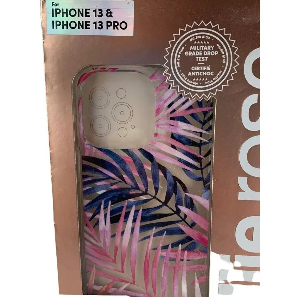 ellie rose Phone Cover for iPhone 13 and 13 Pro New 8 ft Drop Protection Pink Bl